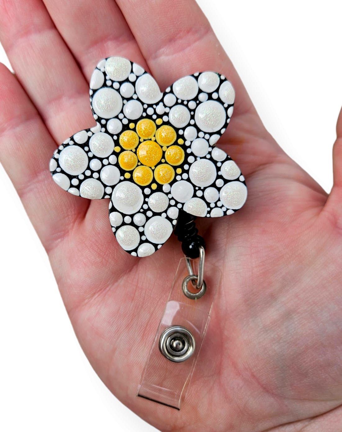 Customer photo review of Unfinished Wood Flower Shape - Spring - Craft - up to 46" DIY