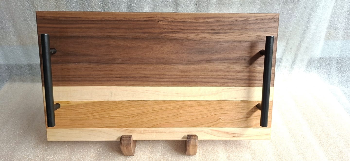 Customer photo review of Serving Board Pull Handle Drilling Jig