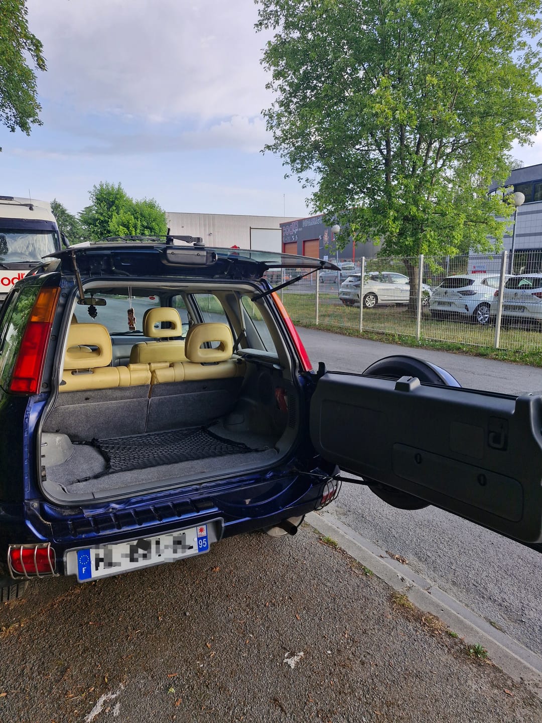 Customer photo review of Plaque auto plexiglass homologuée