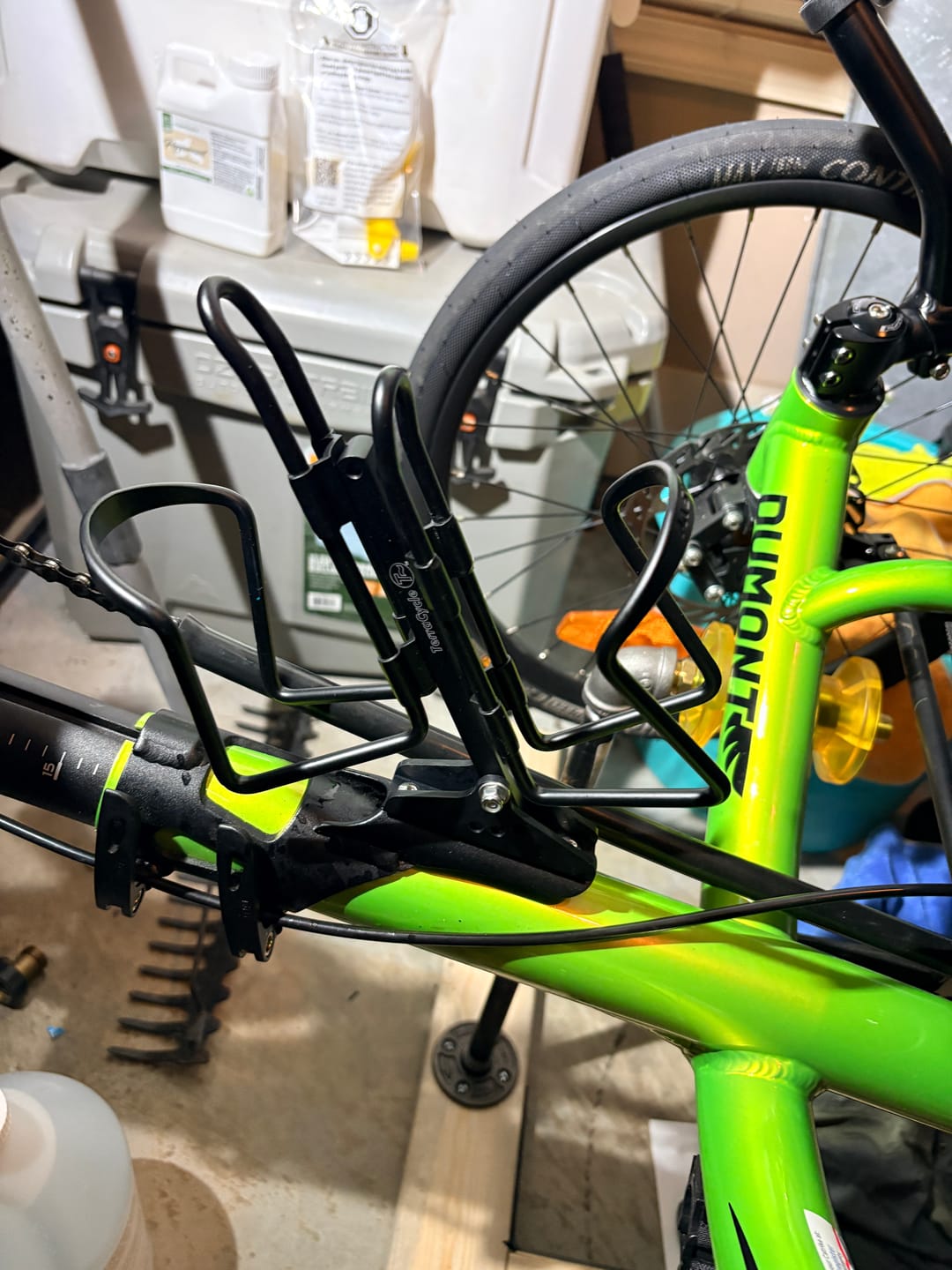 Customer photo review of Adjustomatic Bottle Mount