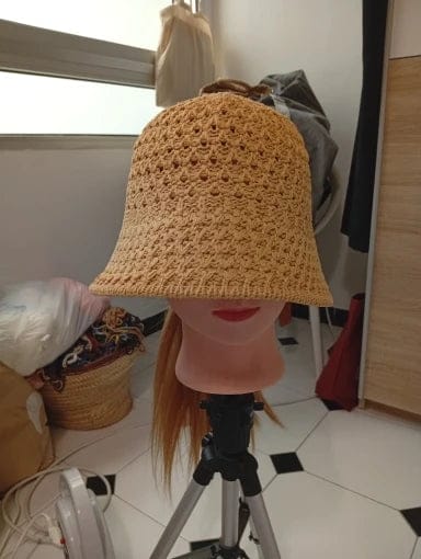 Customer photo review of Beatrice Elegant Sun Protection Bucket Hat