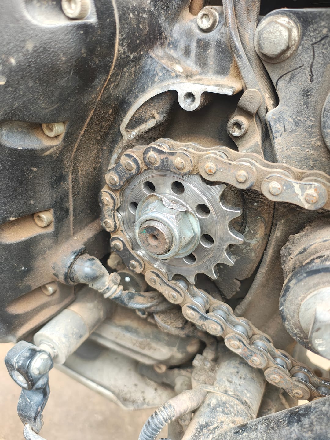 Customer photo review of Lone Ranger Gear Box Sprocket – 16T