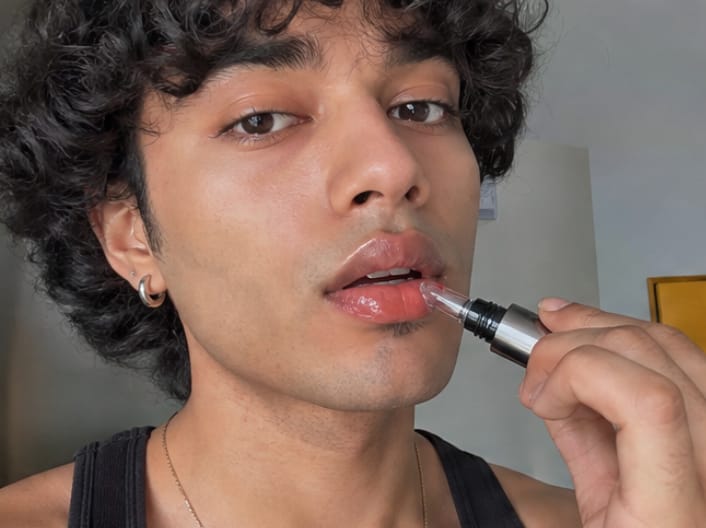Customer photo review of Collagen Lip Plumper | 100% Natural & Vegan