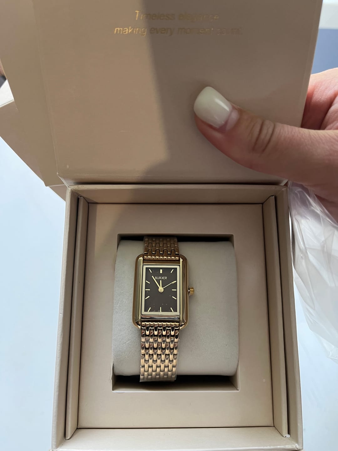 Customer photo review of Olivia Gold Brown