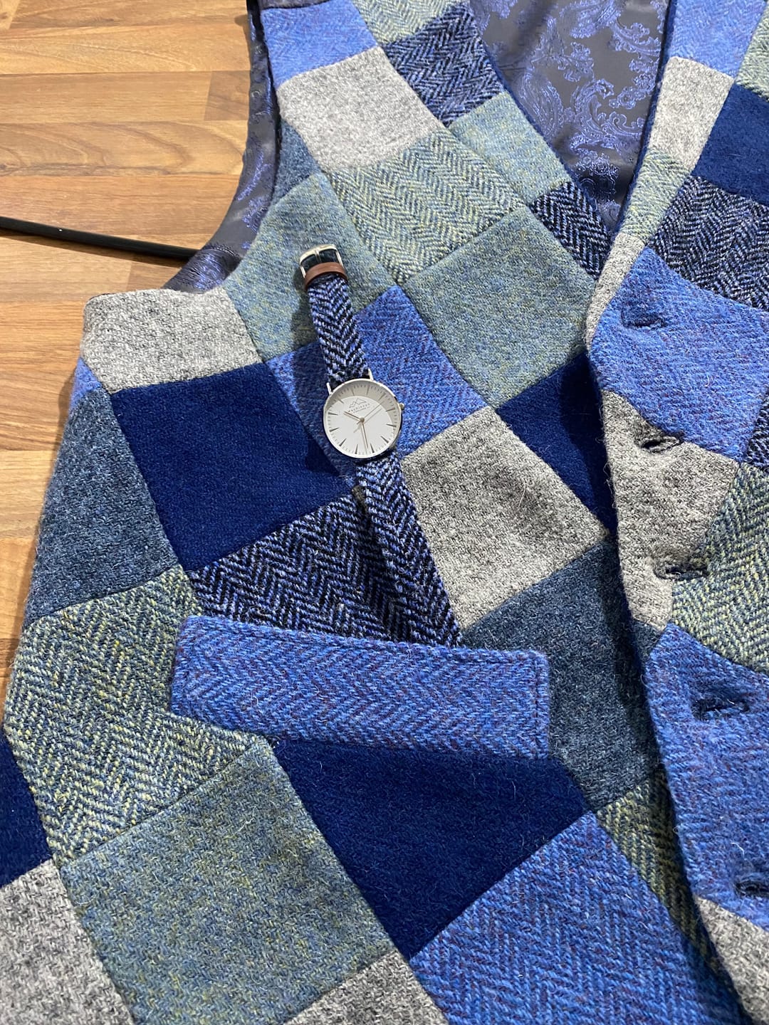 Customer photo review of Custom Tartan Watch