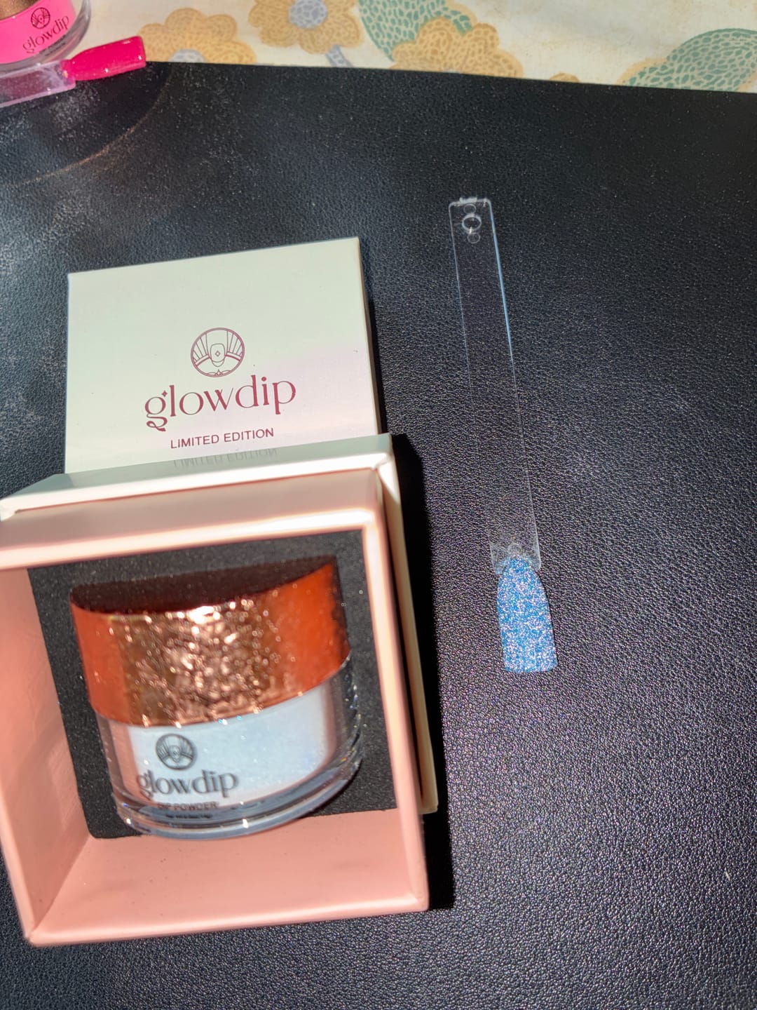 Customer photo review of Limited Edition 9 - Crystal Haze Dipping Powder