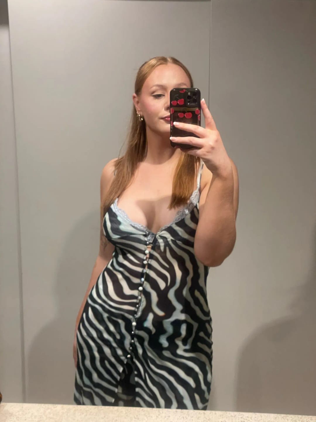 Customer photo review of Bianca Zebra Tunic Top and Trouser Set