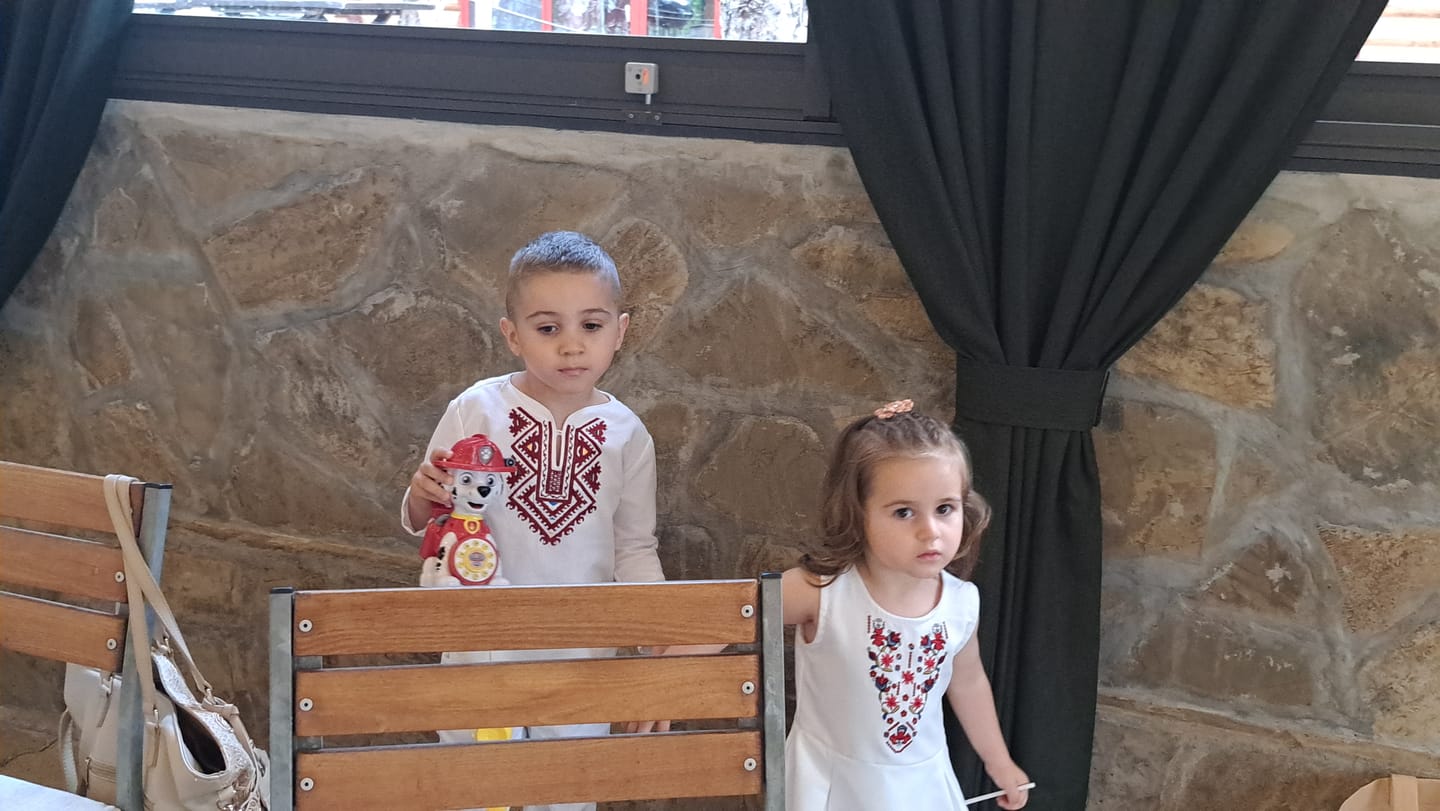 Customer photo review of Детска риза "Фолклорна"
