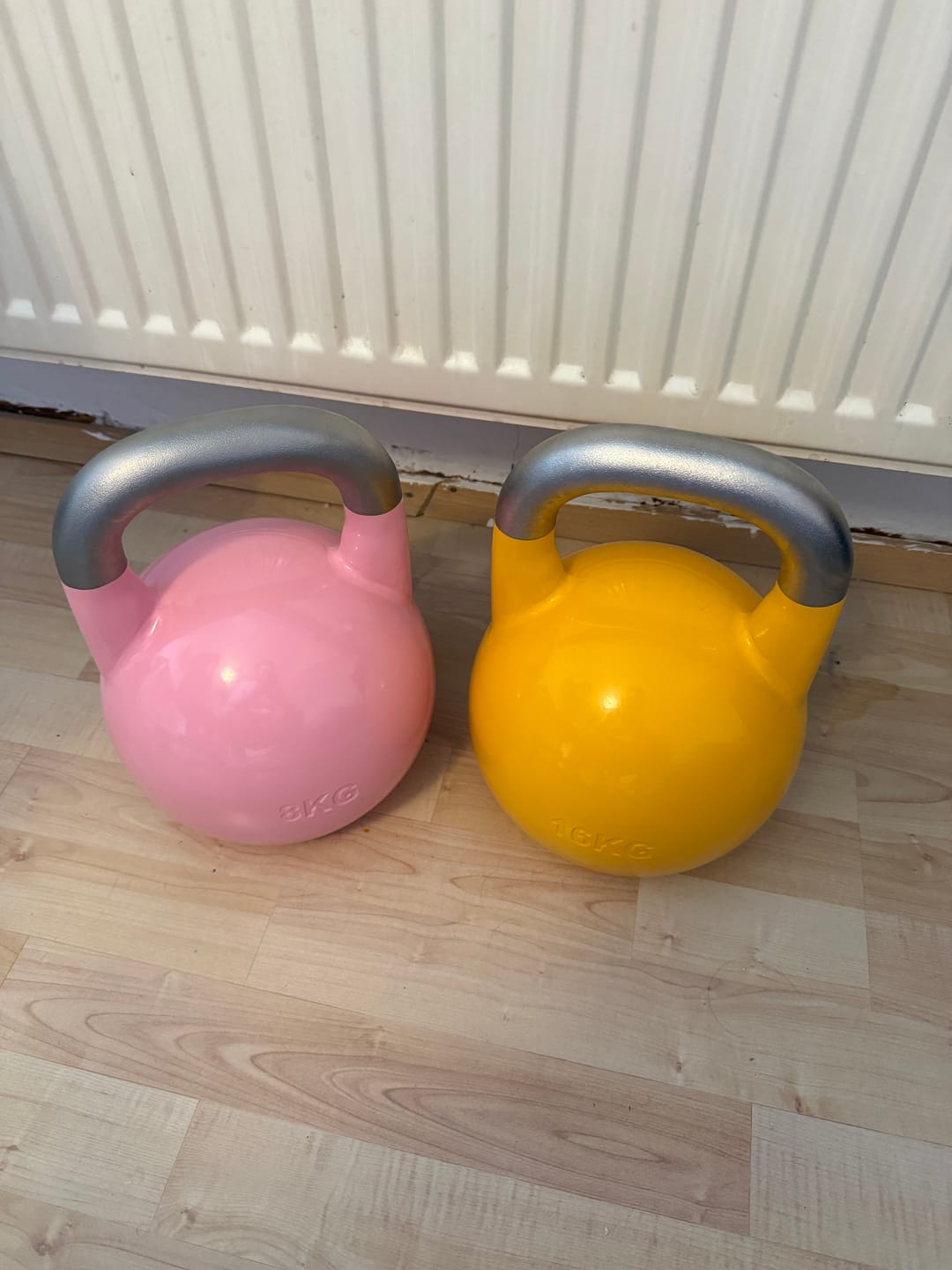 Customer photo review of Stainless Steel Competition Kettlebells - 4-36KG