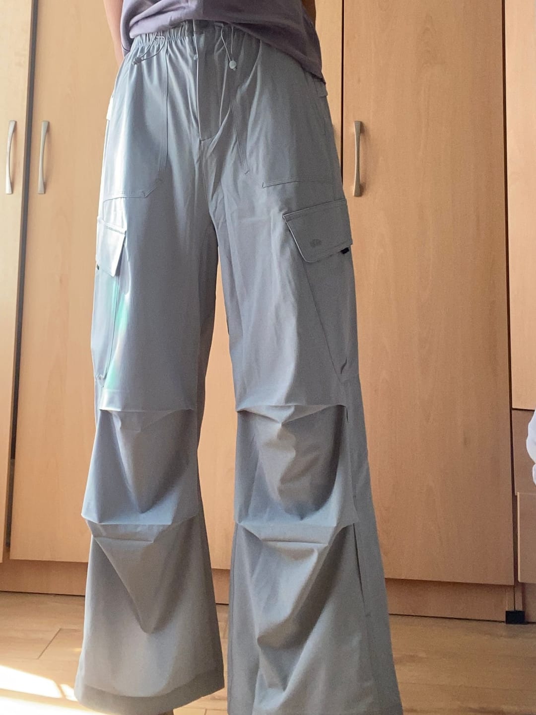 Customer photo review of Glide - Women's Water-Repellent Parachute Pants UPF50+