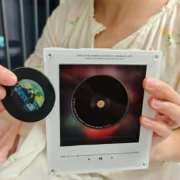 Customer photo review of SpinMuse™ Vinyl Music Box