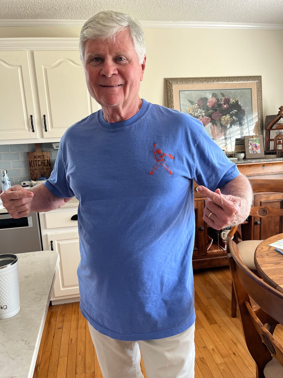 Customer photo review of Custom Sports T-Shirt