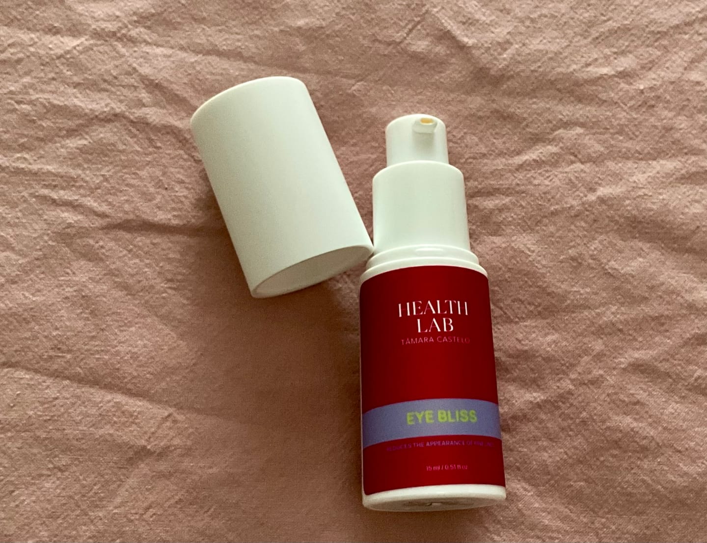 Customer photo review of EYE BLISS (Reduces the appearance of fine lines)