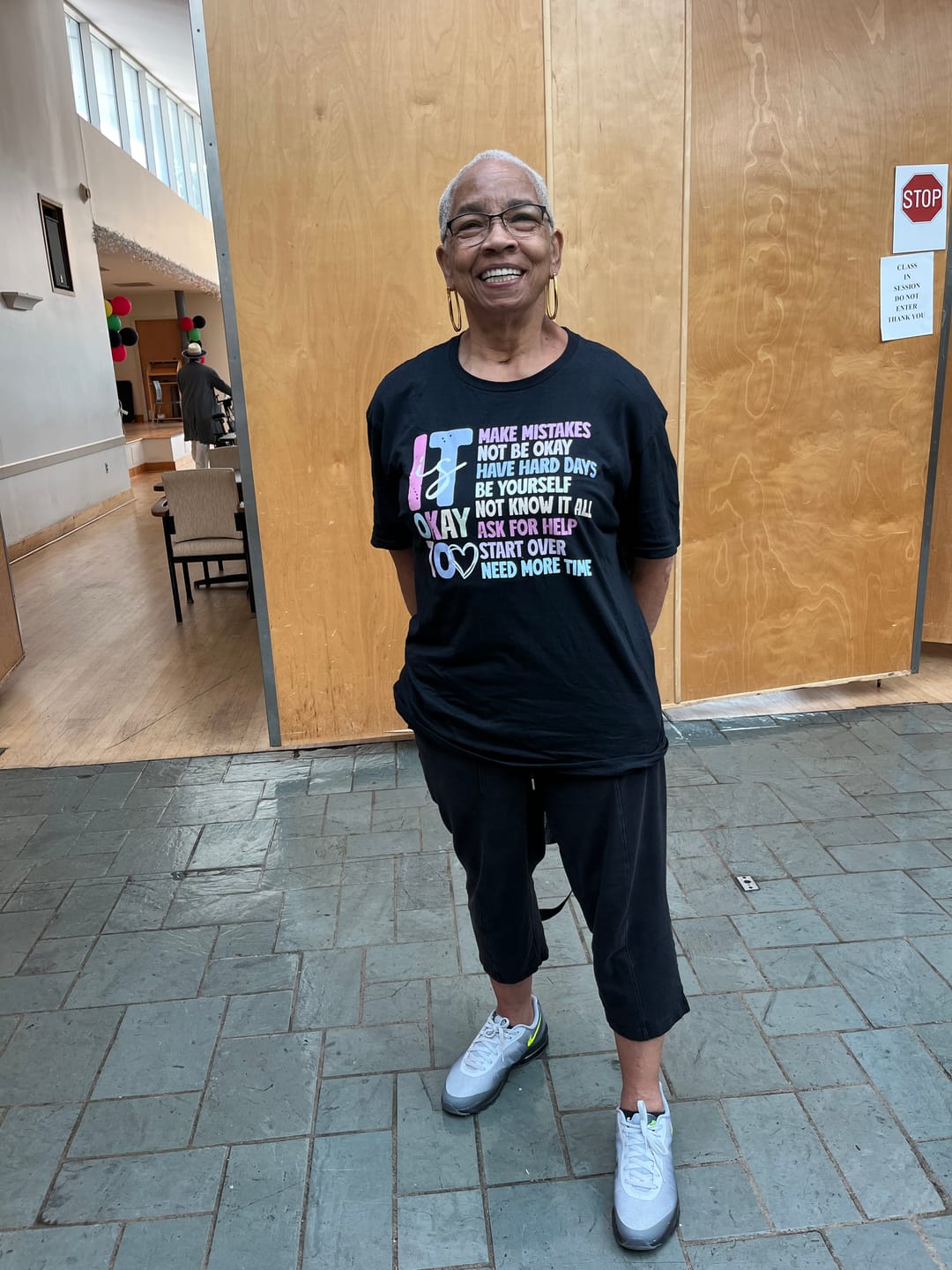 Customer photo review of It Is Okay To...(Distressed Design)