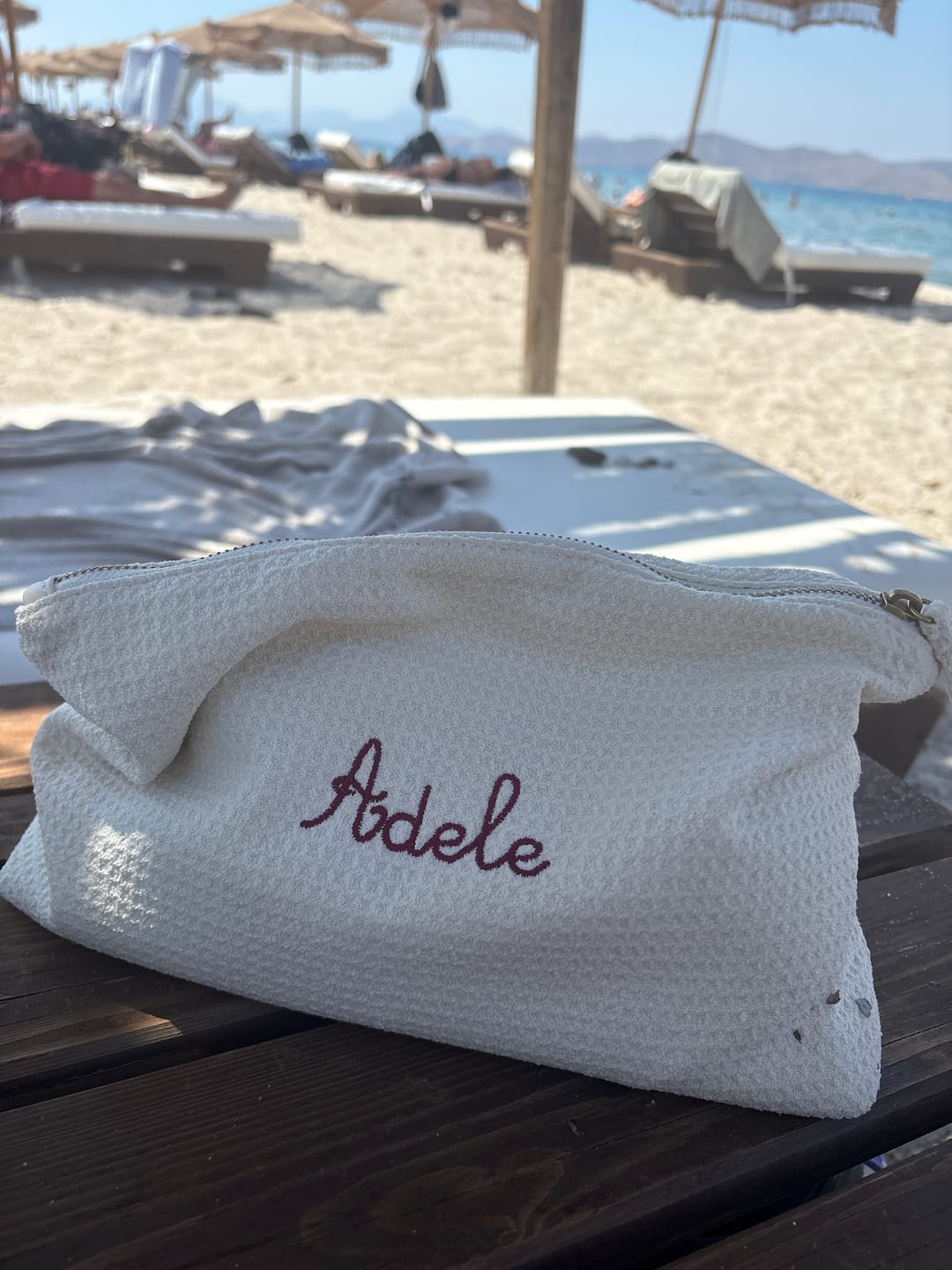 Customer photo review of Pouch in Spugna - Avorio