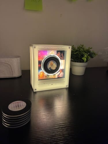 Customer photo review of SpinMuse™ Vinyl Music Box