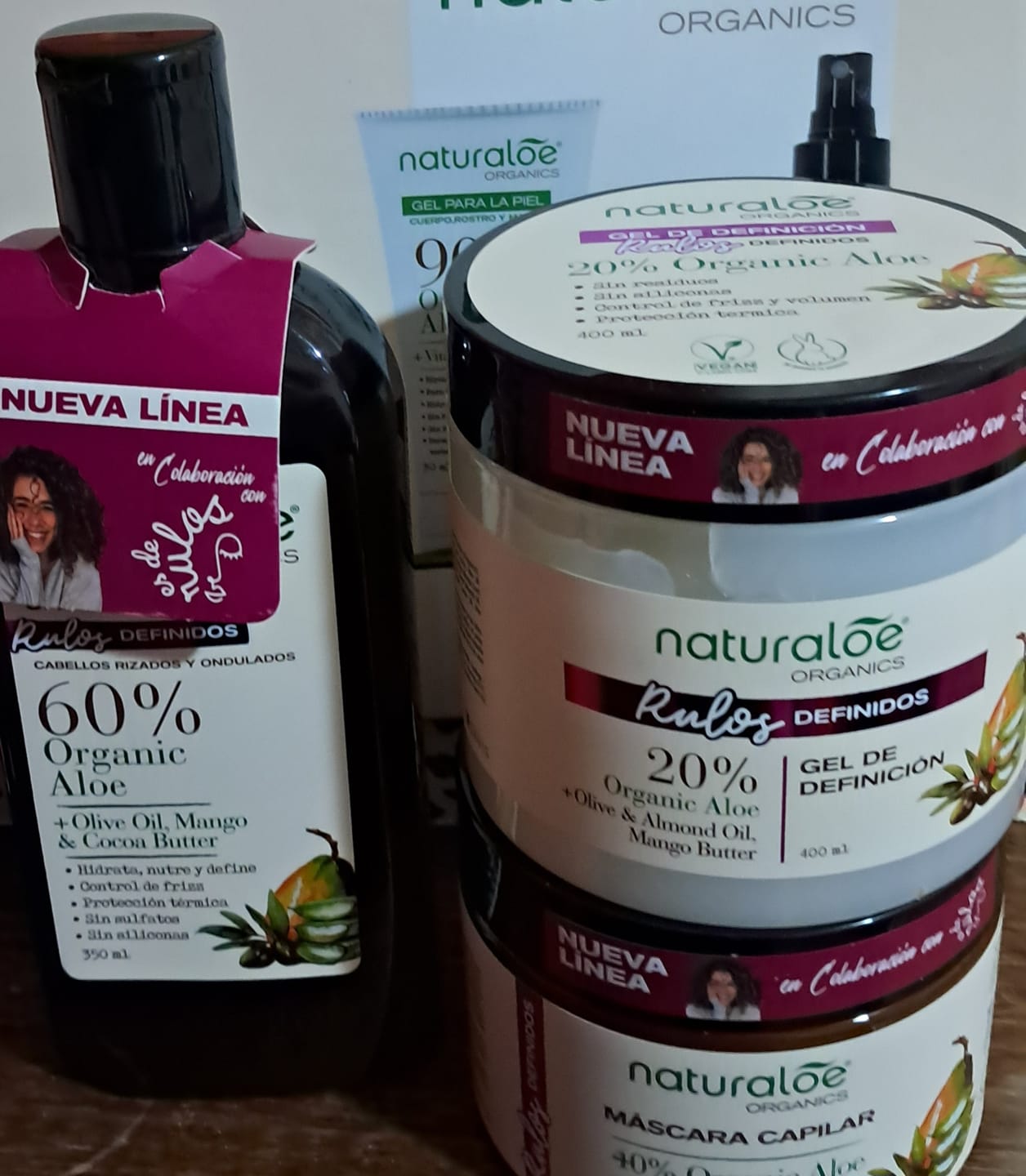 Customer photo review of Shampoo Rulos Definidos 350ml