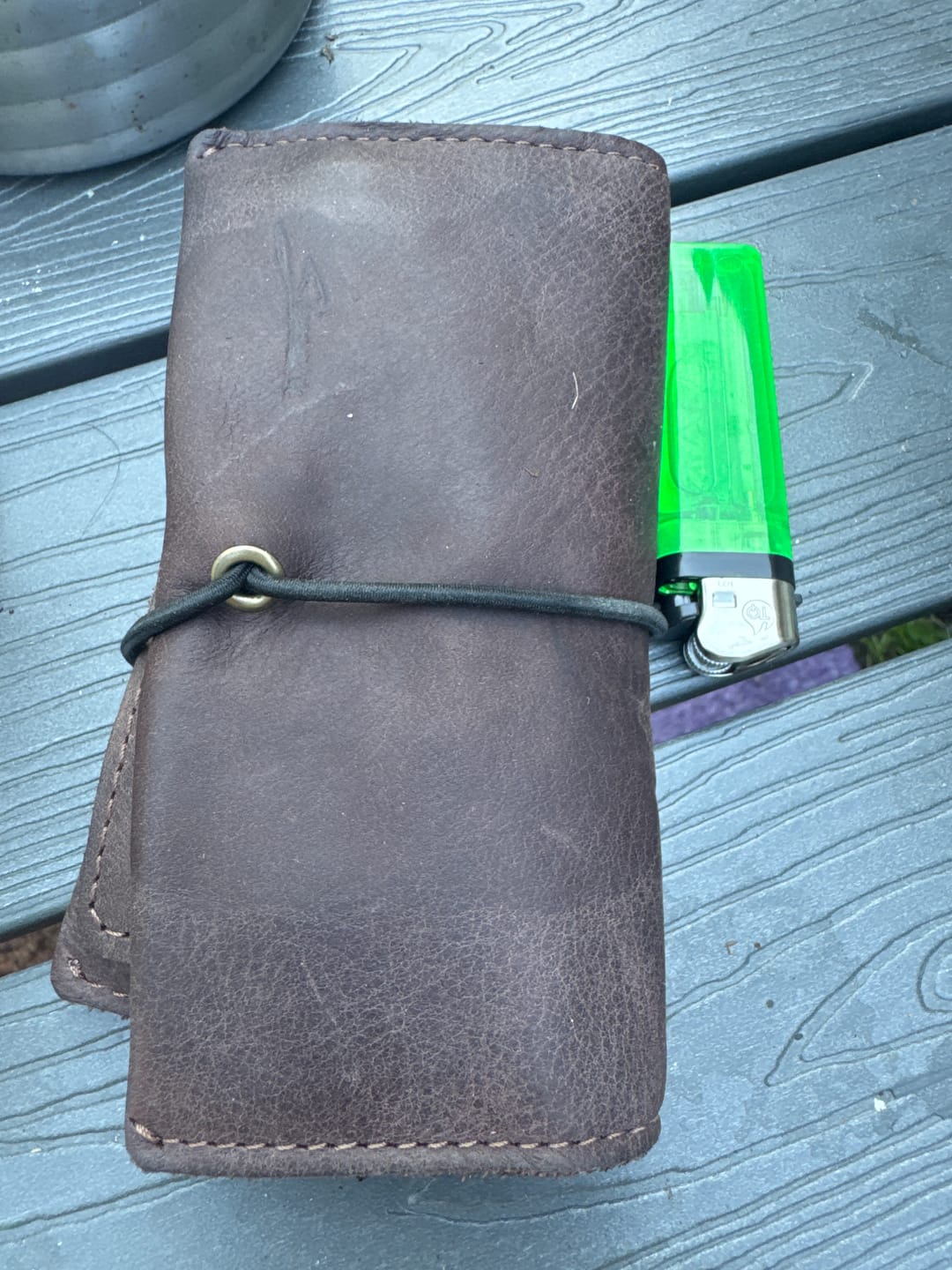 Customer photo review of Leder-Tabaktasche Sintra