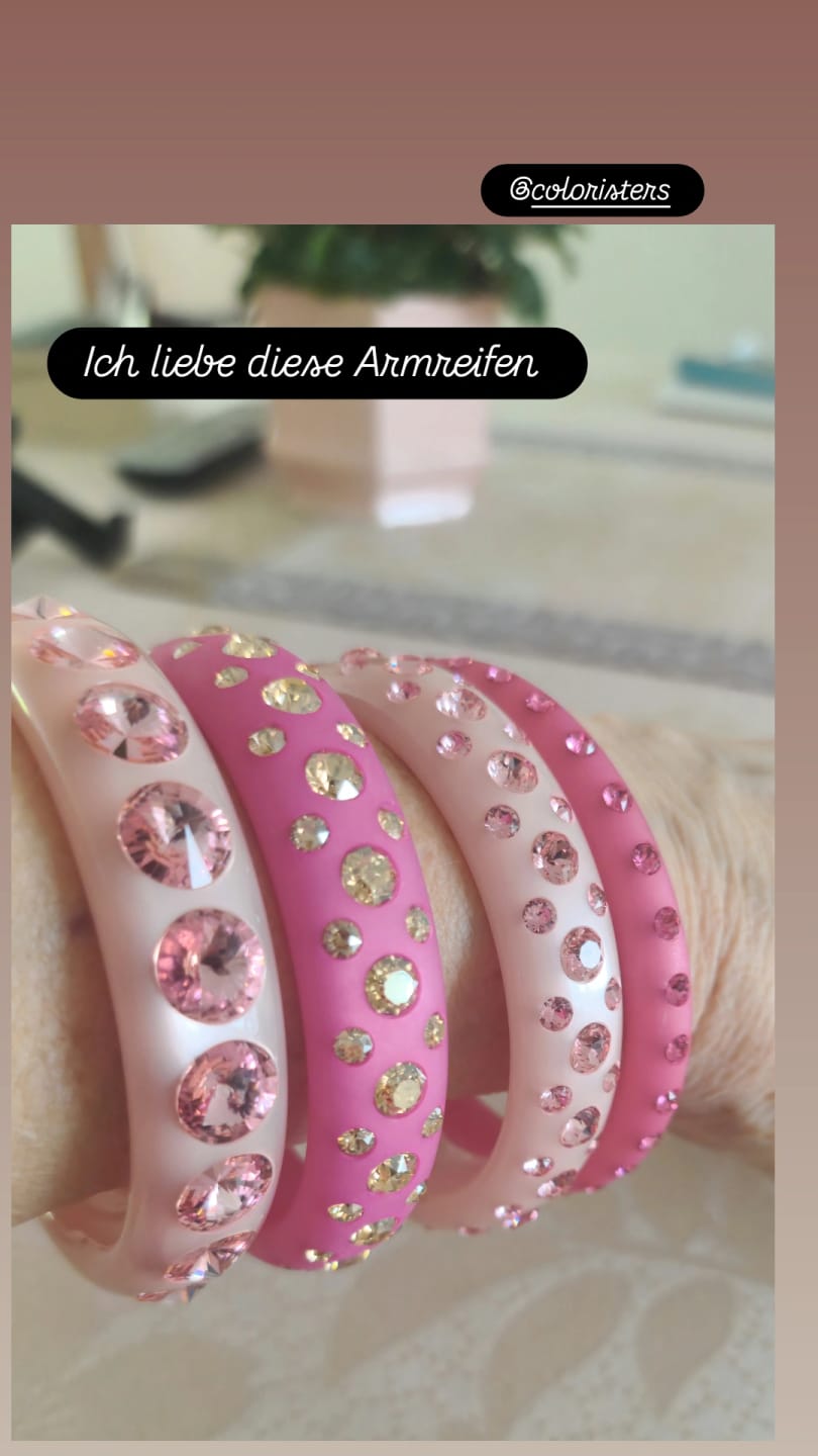 Customer photo review of Classico Armreif Catania in Rosa