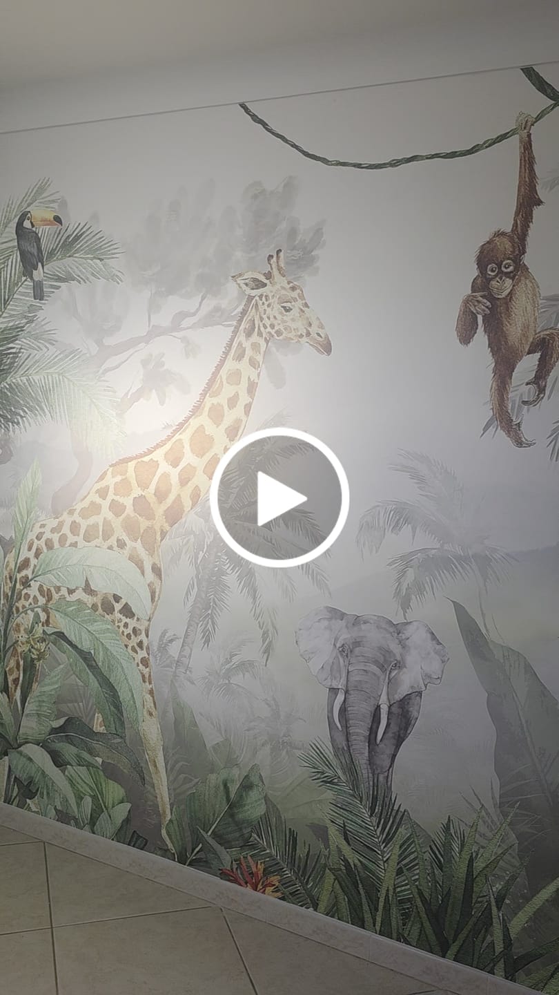 Customer video review of Papier Peint Animaux  Richesse de la Jungle