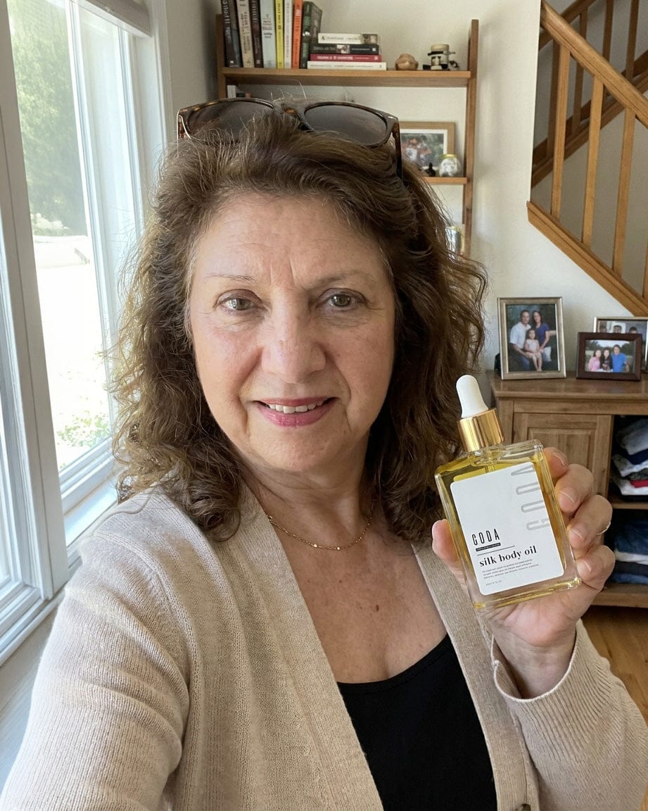 Customer photo review of Goda® Silk Body Oil