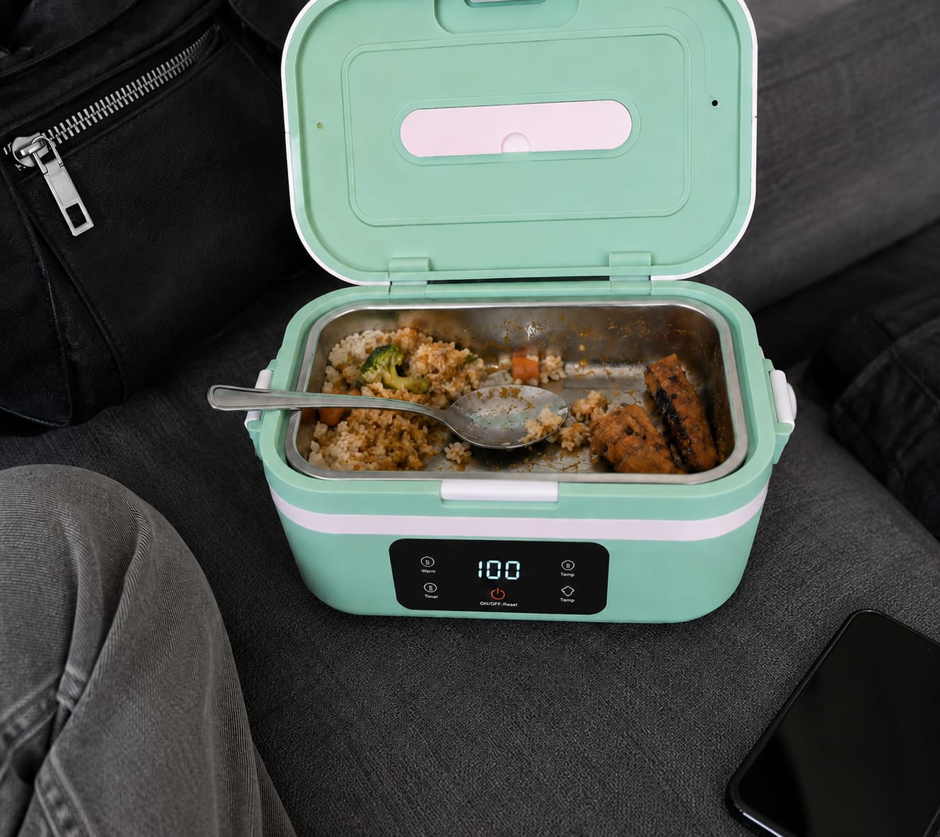 Customer photo review of SnapHeatEat™ Electric Lunch Box