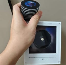 Customer photo review of SpinMuse™ Vinyl Music Box