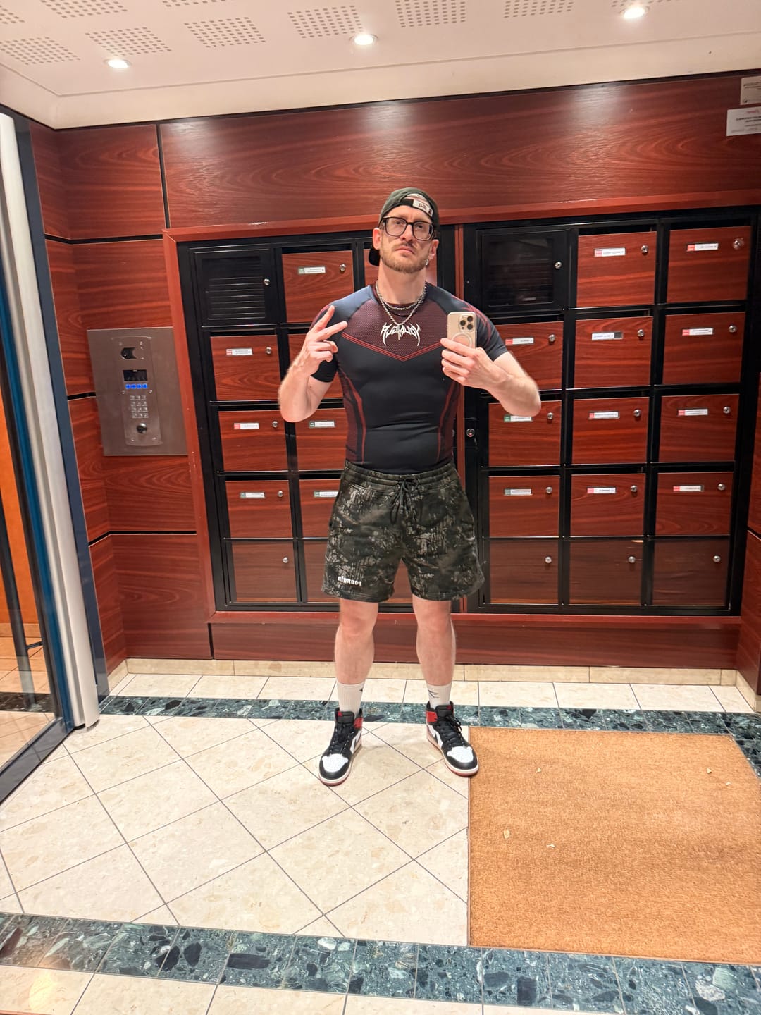 Customer photo review of 1118 - Tree Camo Cotton Shorts