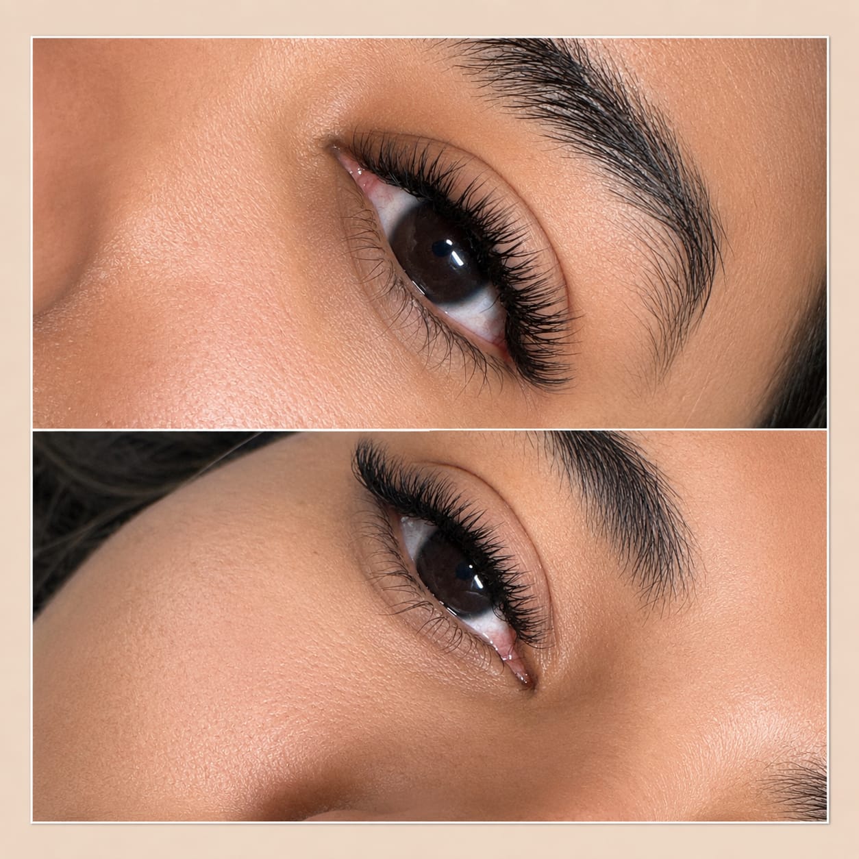 Customer photo review of Mixed W Lashes (36 rows)