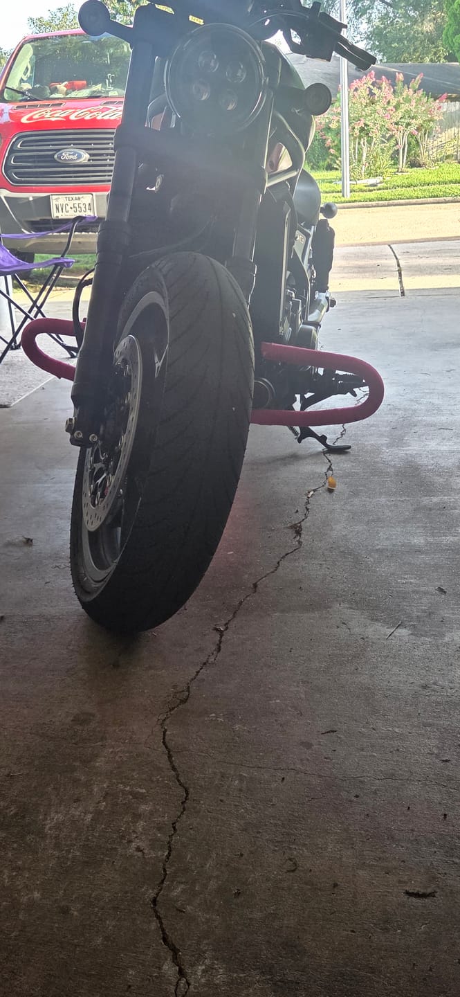 Customer photo review of Viking Rampage Honda Rebel 1100 CMX1100 Crash Bar/ Engine Guard Gloss Black