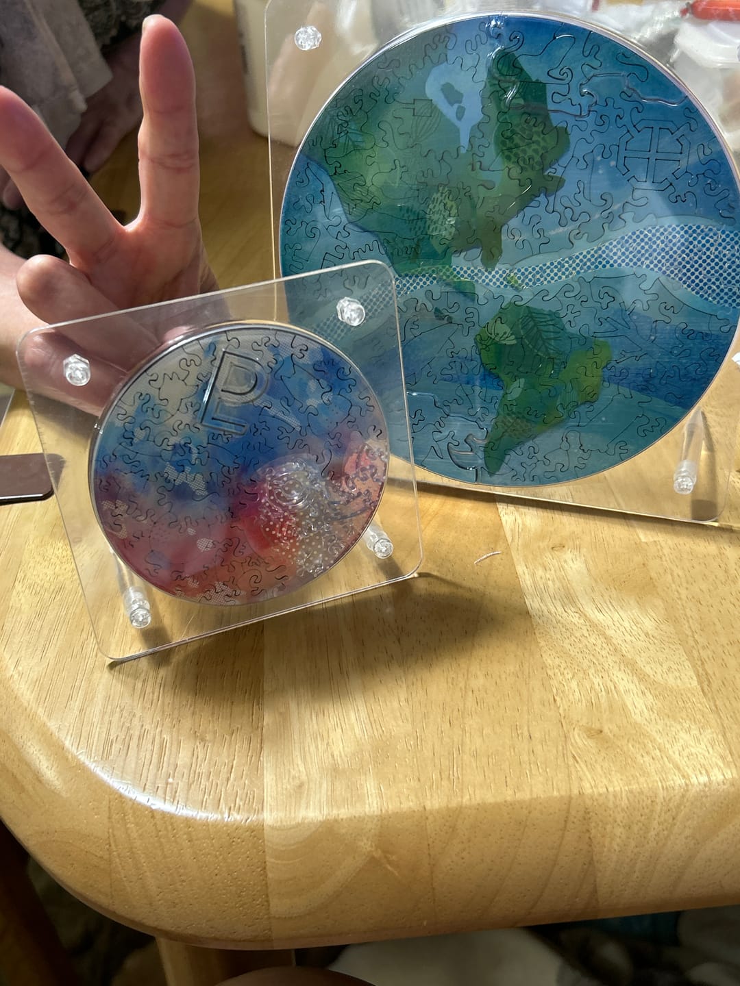 Customer photo review of 【６月入庫分予約】宇宙の破片 PLUTO 冥王星と専用フレームセット