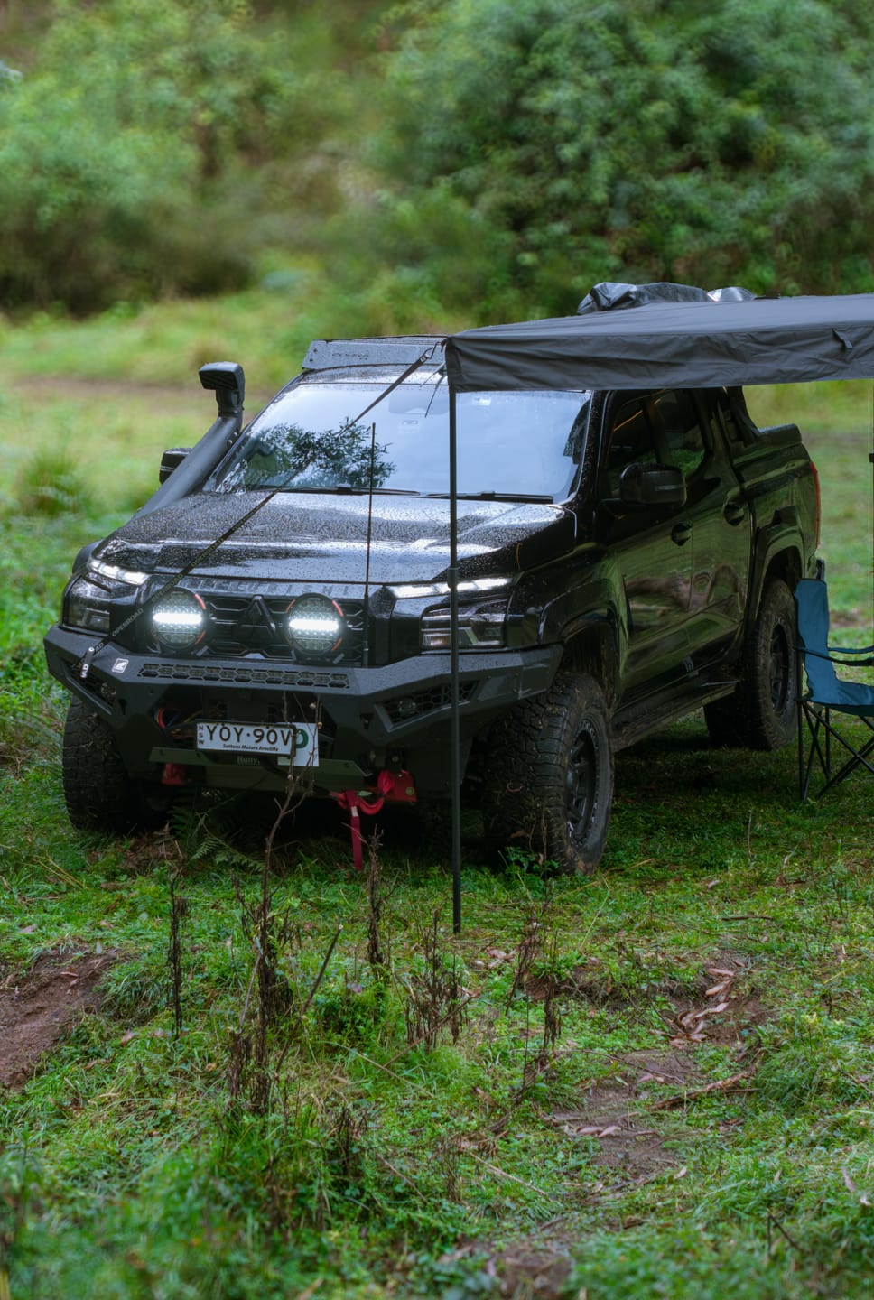 Customer photo review of OPENROAD 180 Free Standing Awning