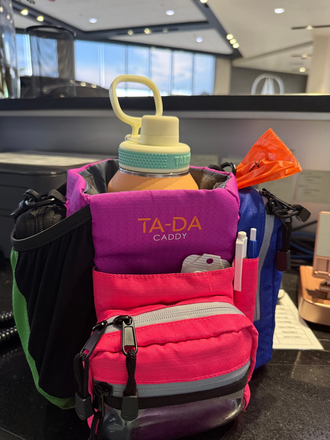 Customer photo review of TA-DA CADDY MESH & ZIPPER POCKETS