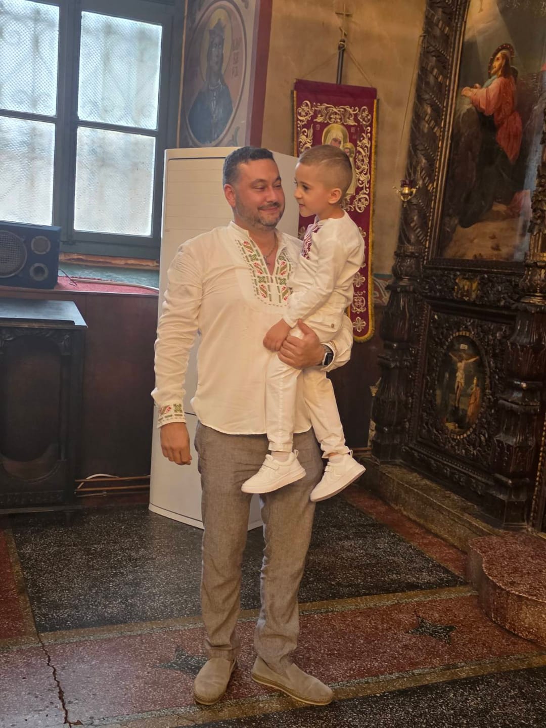 Customer photo review of Риза с маншети "Защита"