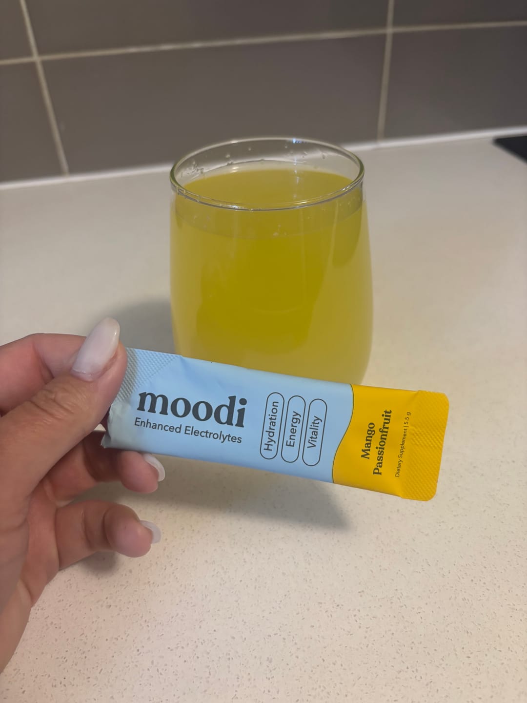 Customer photo review of Mango Passionfruit