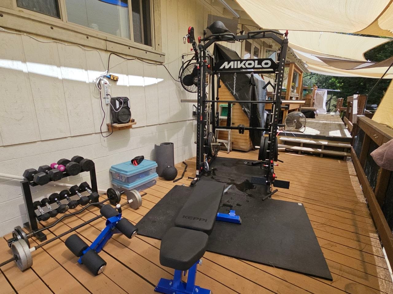 Customer photo review of M4-2.0 Ultra All-In-One Functional Home Gym Smith Machine (UPGRADED)