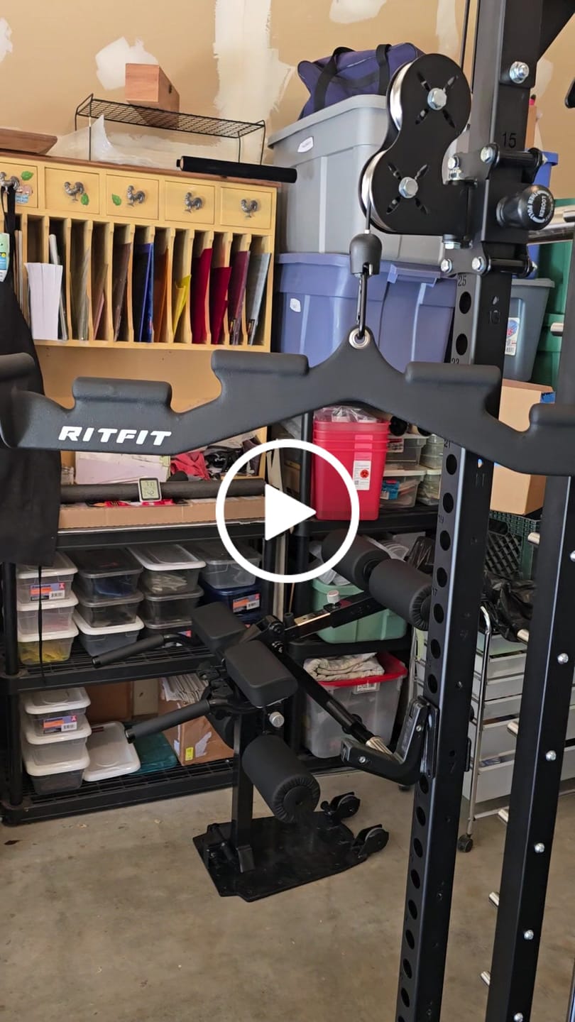 Customer video review of RitFit All-in-one Multi-Grip LAT Pull Down Bar