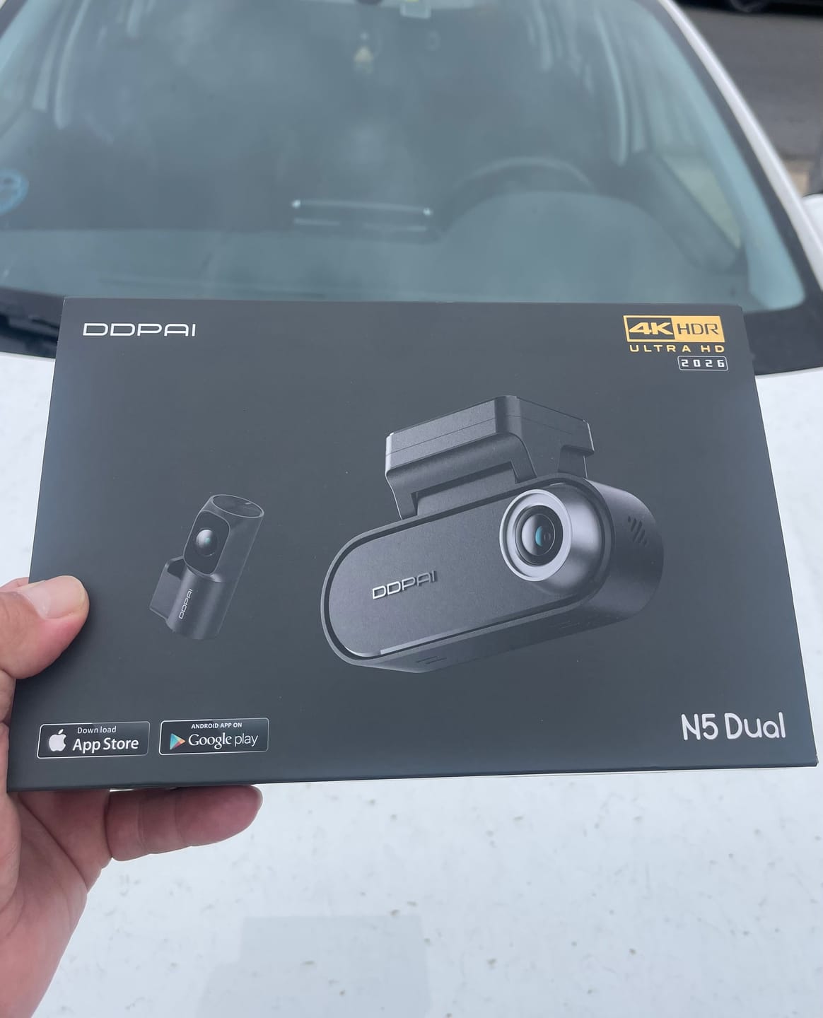 Customer photo review of N5 Dual 2026 4K Dash Cam