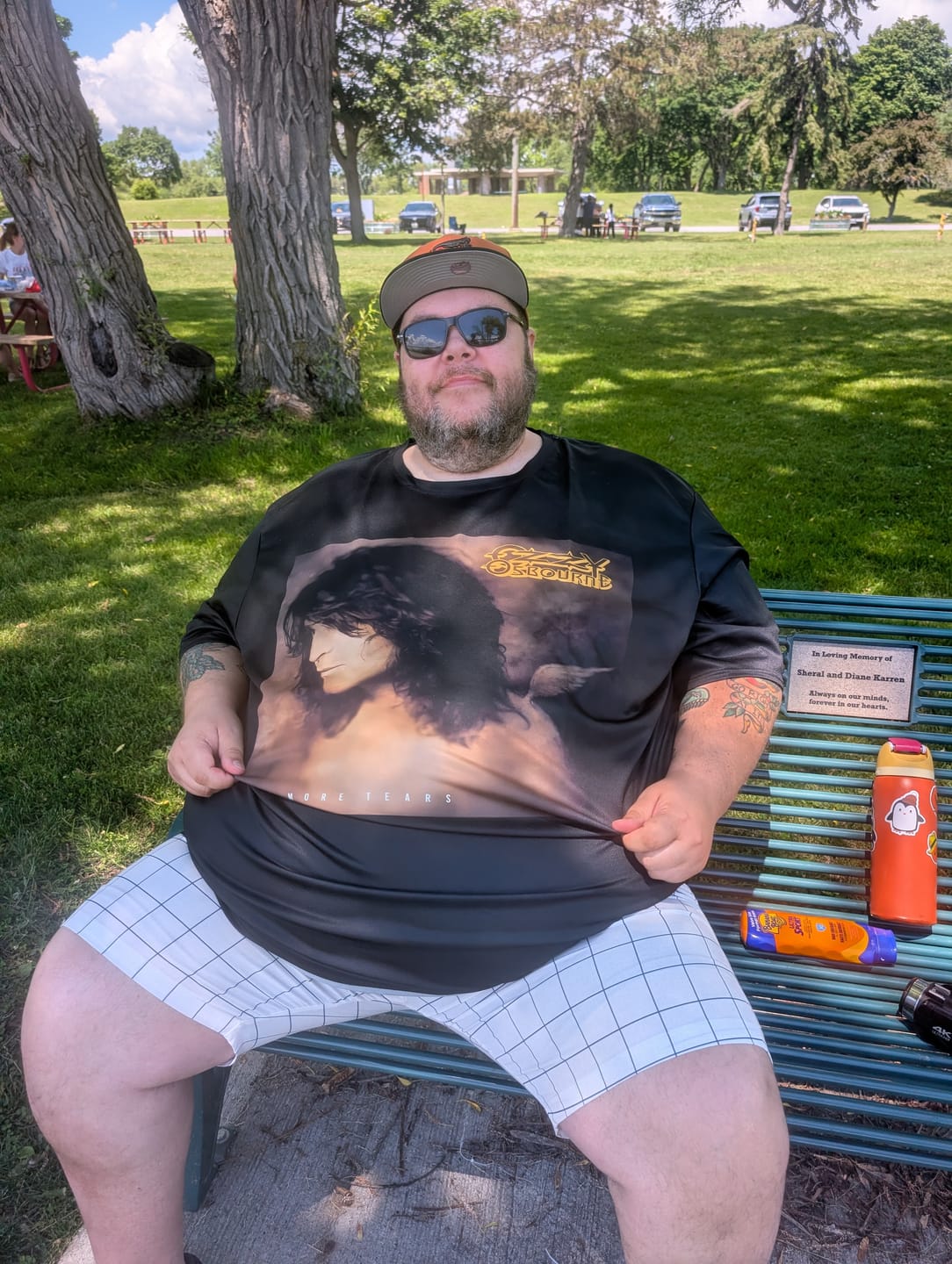 Customer photo review of Men's Bark at the Moon Big & Tall Short Sleeve T-Shirt