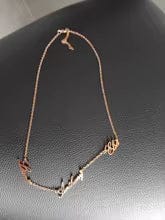 Customer photo review of Custom Multiple Name Necklace