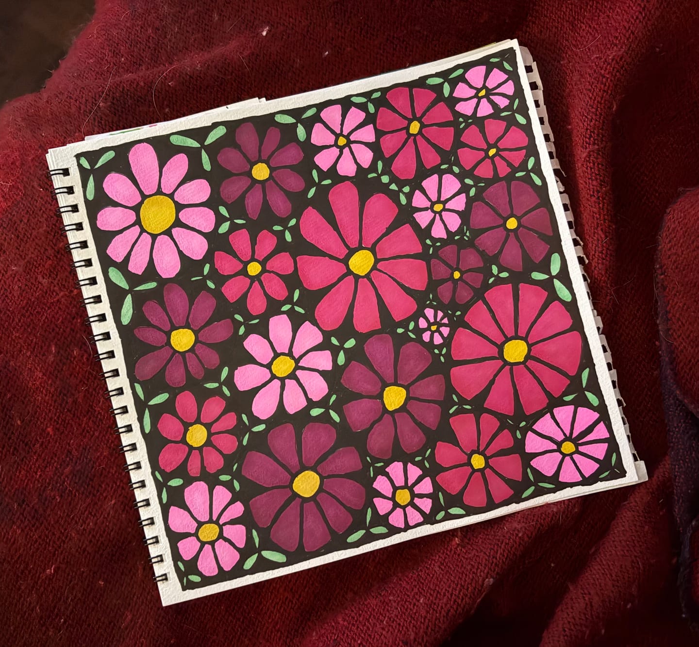 Customer photo review of Ohuhu Honolulu 48 Colors Dual Tips Alcohol Art Markers (New Color Codes)