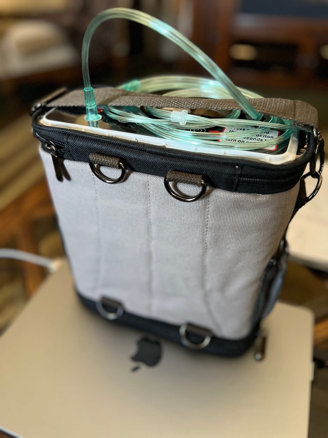 Customer photo review of VARON 1-6L Continuous Flow Portable Oxygen Concentrator VP-6