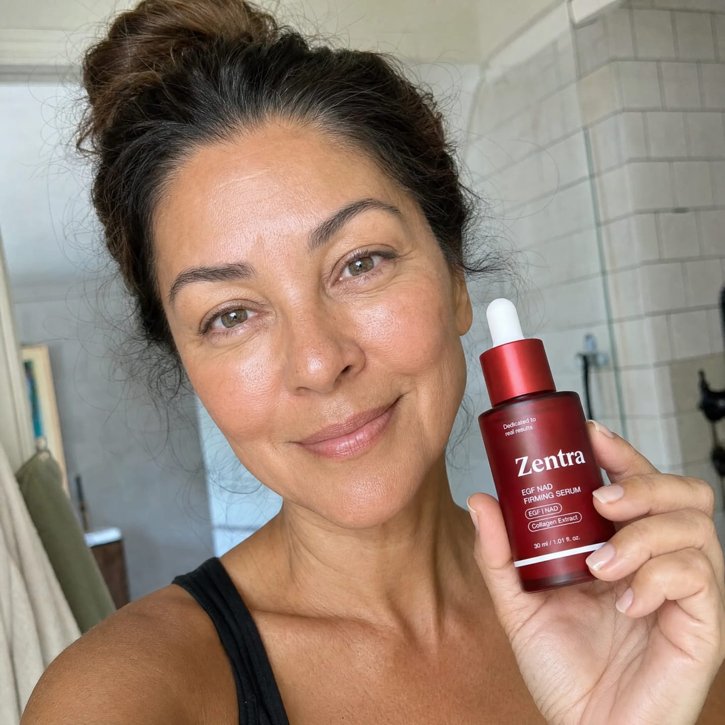 Customer photo review of Zentra EGF Skin Lifting Serum