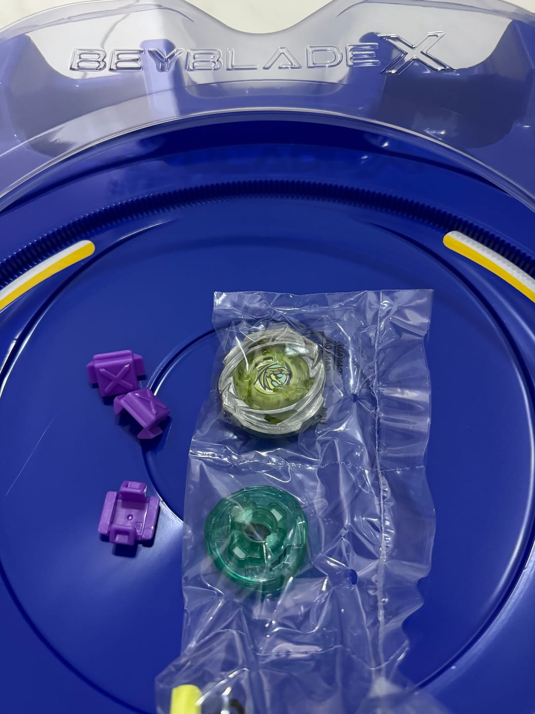 Customer photo review of Hasbro Beyblade X Drop Attack Battle Set