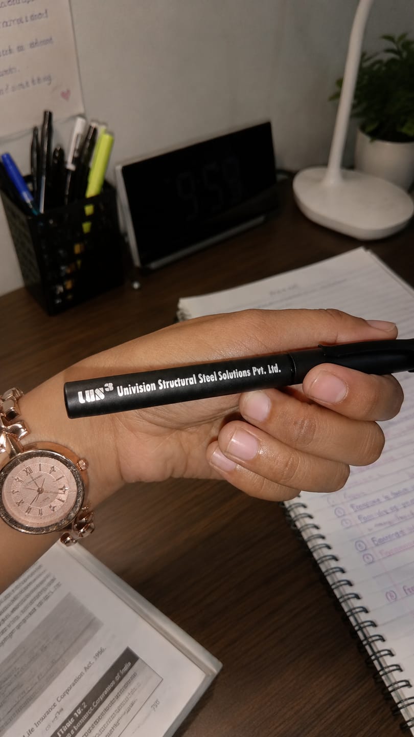 Customer photo review of Premium Metal Pen | Best Corporate Gift | PrintMine.in