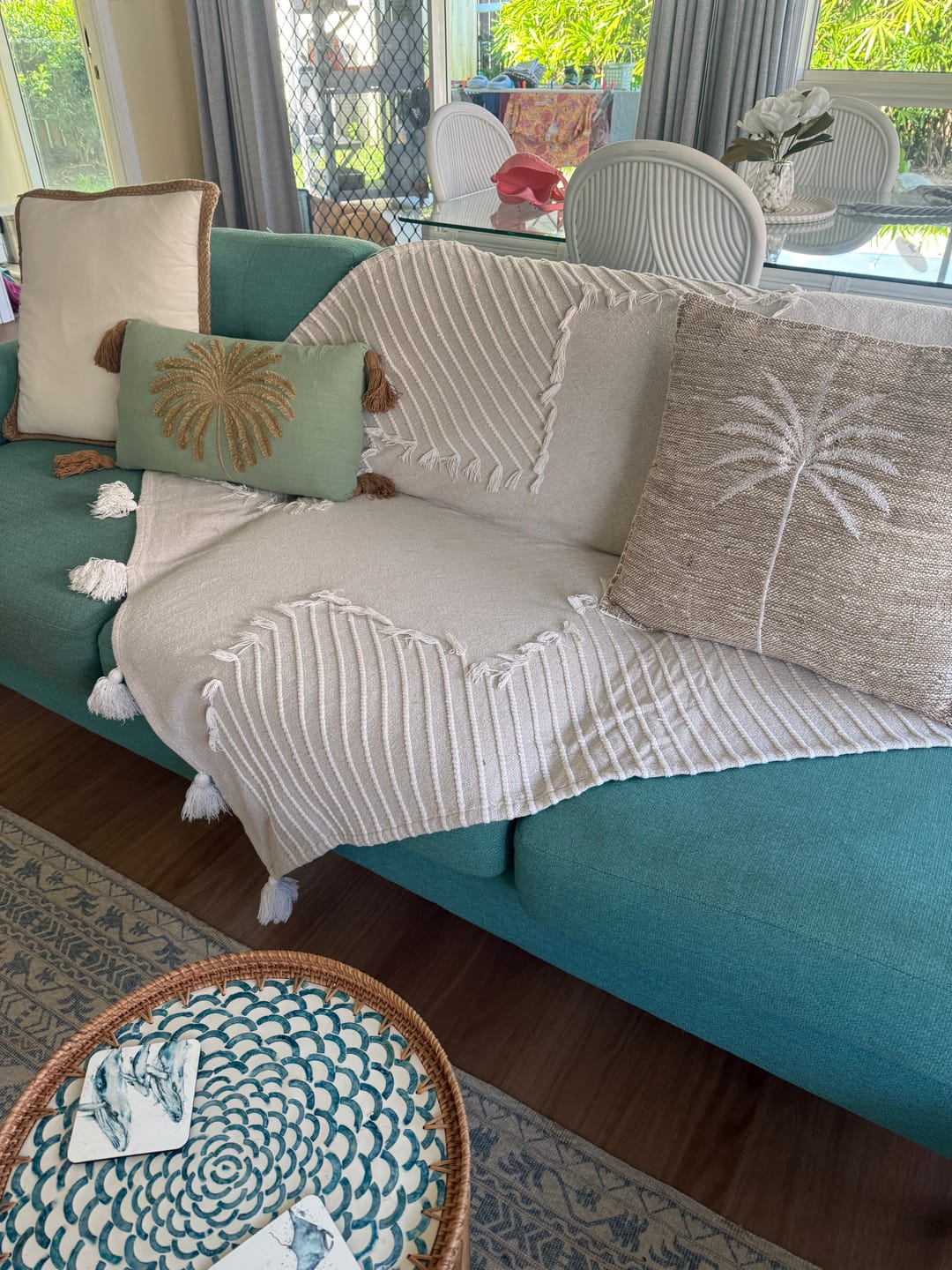 Customer photo review of Palm Springs Lumbar Cushion Cover | 30x50cm