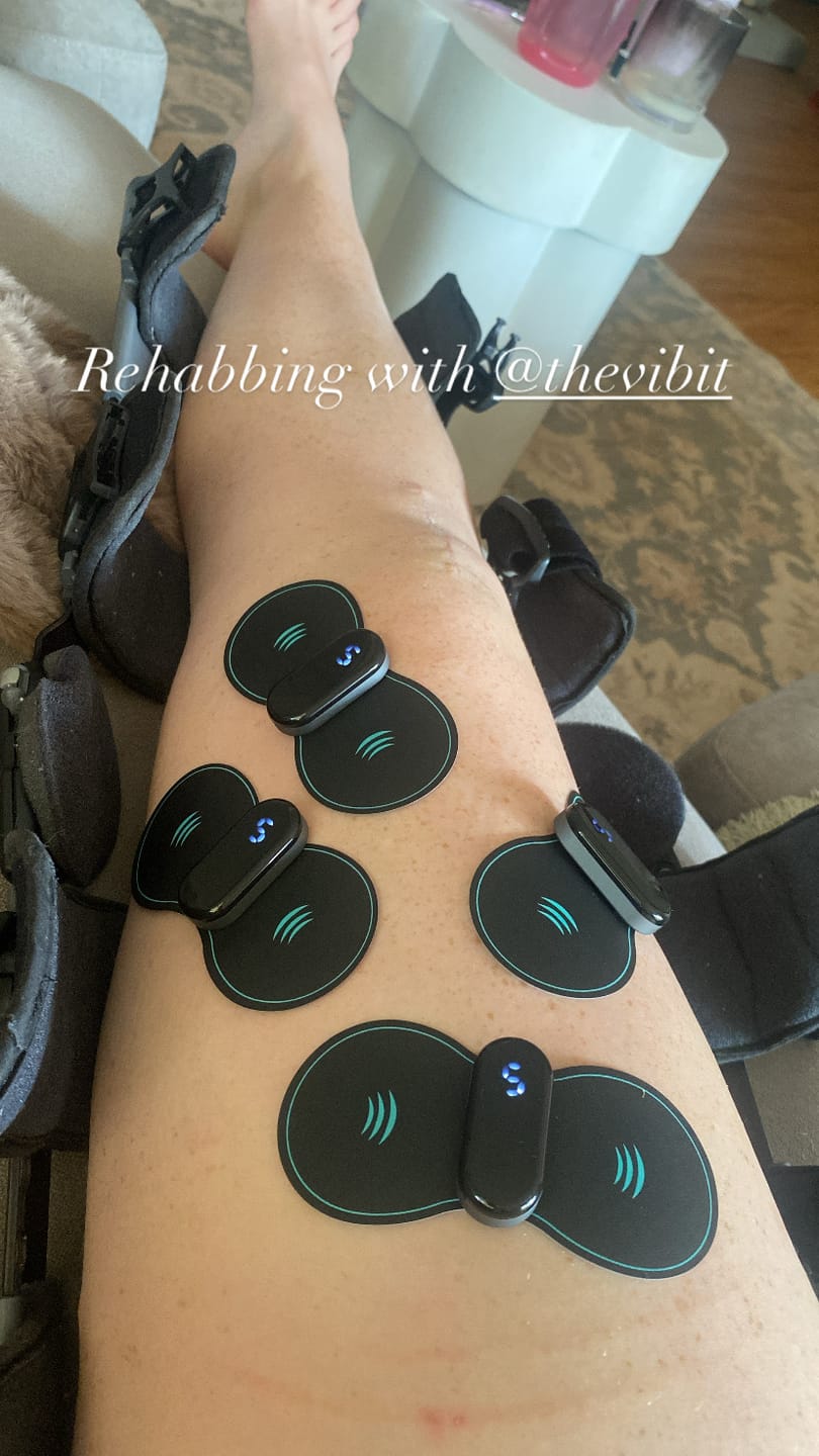 Customer photo review of Vibit PULSE - Wireless Electrical Muscle Stimulator