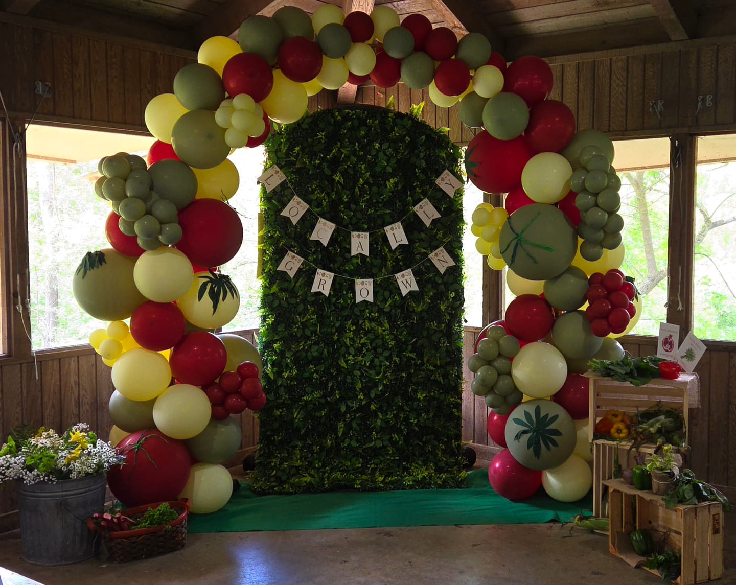 Customer photo review of 8*8ft Artificial Grass Wall Backdrop ALFWL151-Perfect for Weddings, Parties & Event Decor