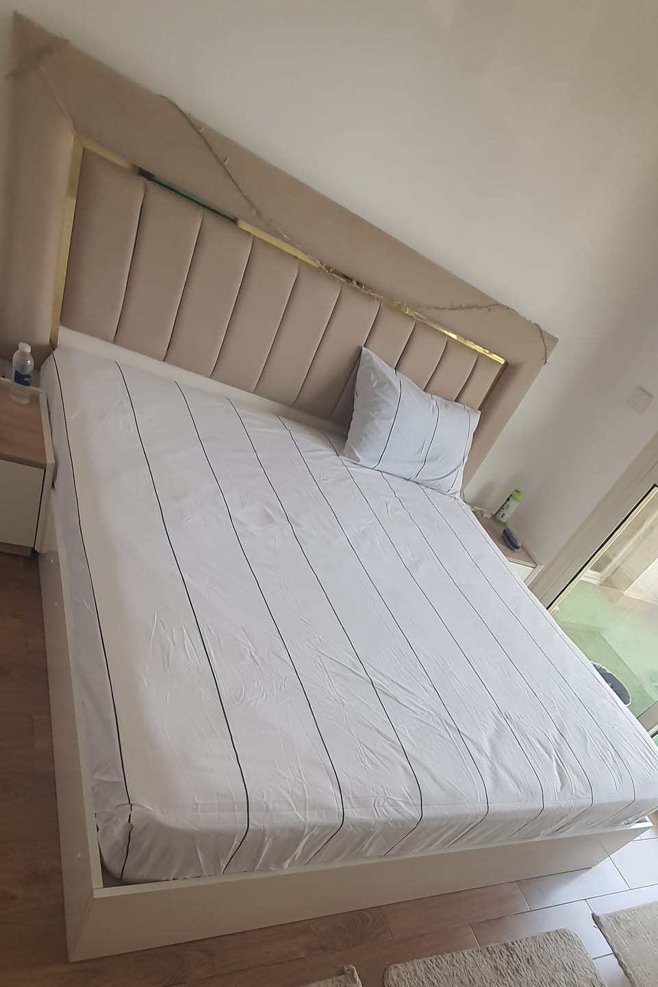 Customer photo review of Percale Fitted Sheet Set