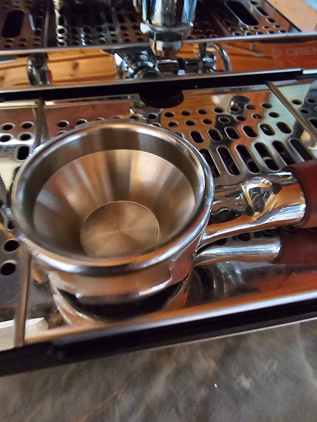 Customer photo review of Step-Down Portafilter Basket 58mm to 32mm